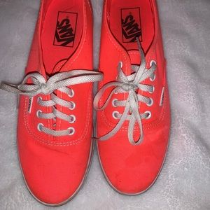 neon pink vans